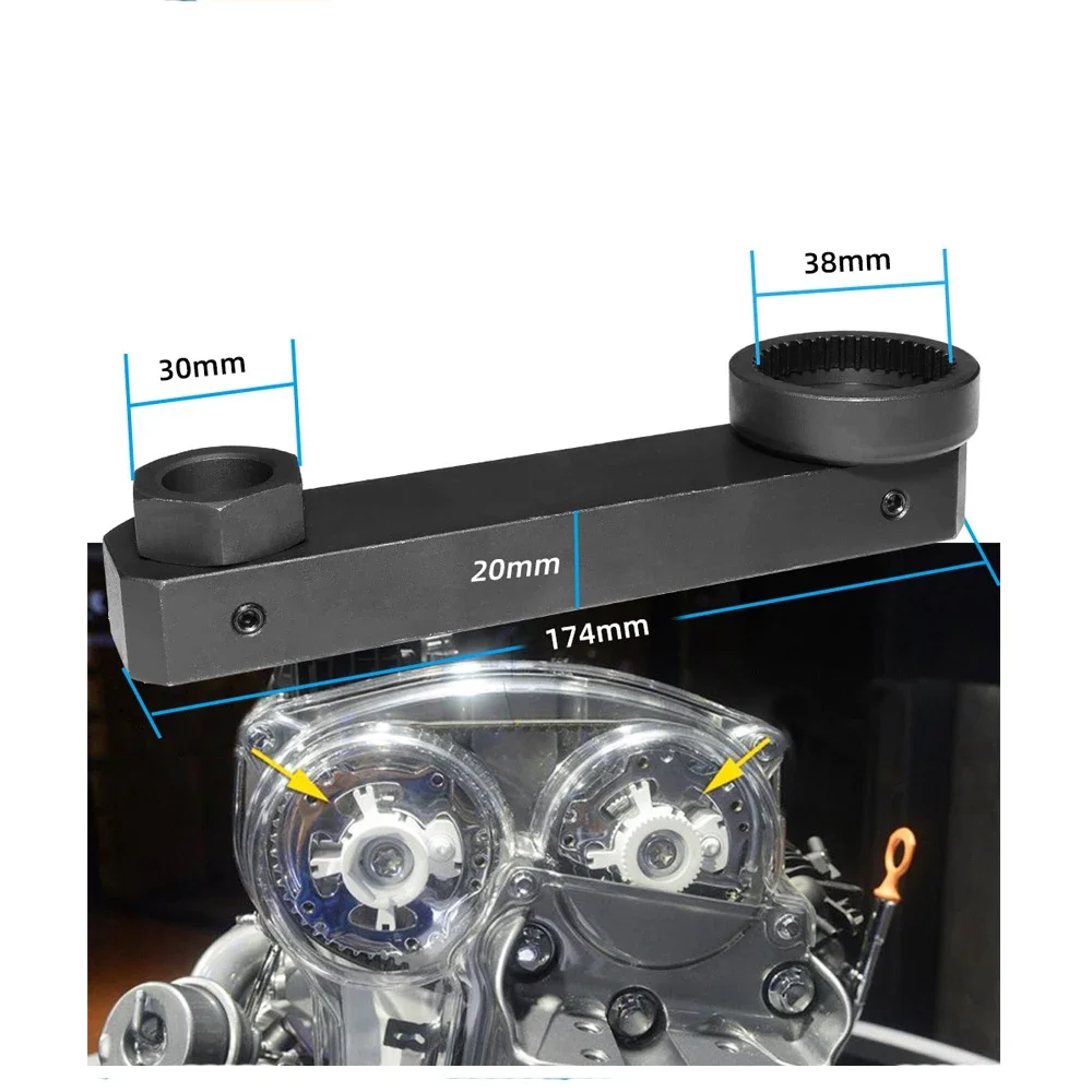 Набор инструментов для синхронизации распределительного вала трехцилиндрового