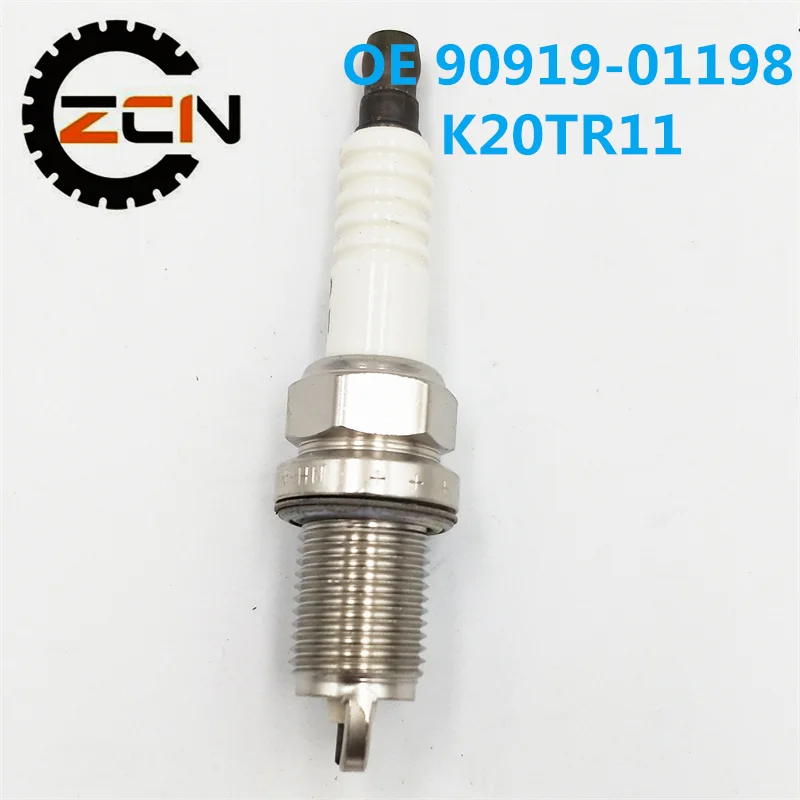 

4PCS Spark Plug High Quality 90919-01198 K20TR11 For Caldina Toyota Avensis R-AV4 Camry Corona 90919 01198 K20TR-11