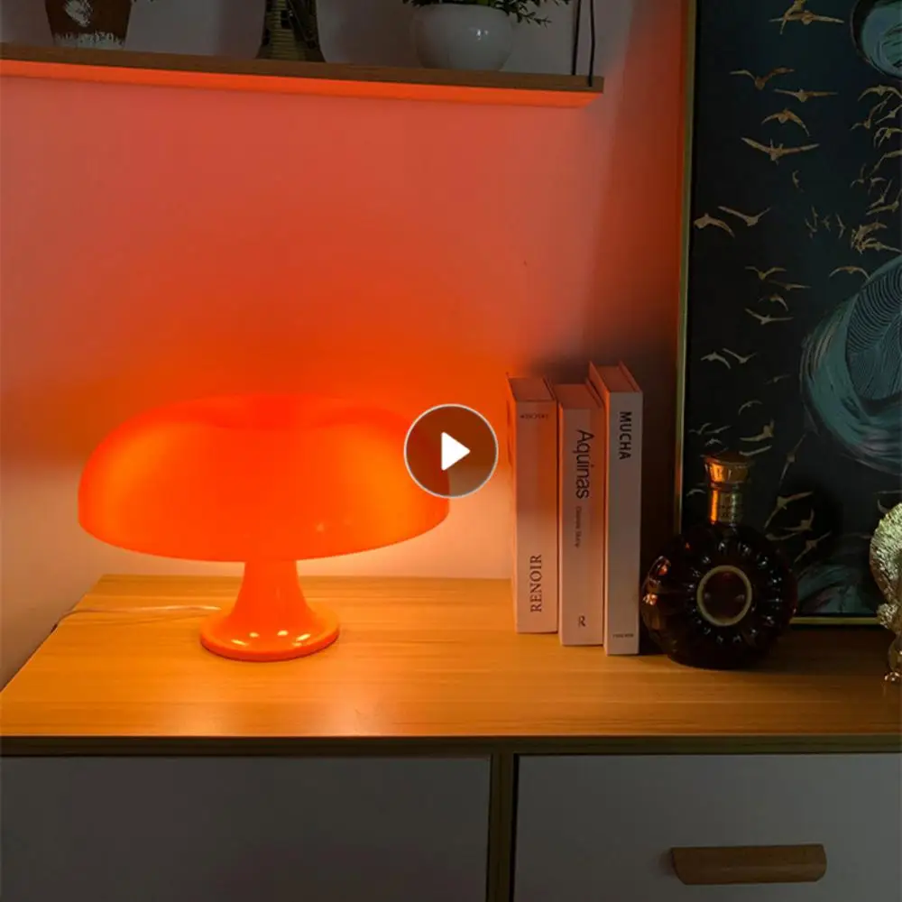 

Simple Style Mushroom Table Lamp Ornament Light For Bedroom Living Room Home Decor LED Lamp Indoor Lighting Home Decor Lights