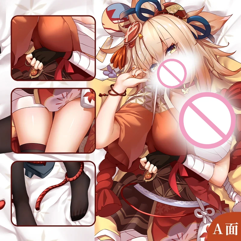 Yoimiya Dakimakura Genshin Impact Game наволочка обнимающая всего тела сексуальное домашнее