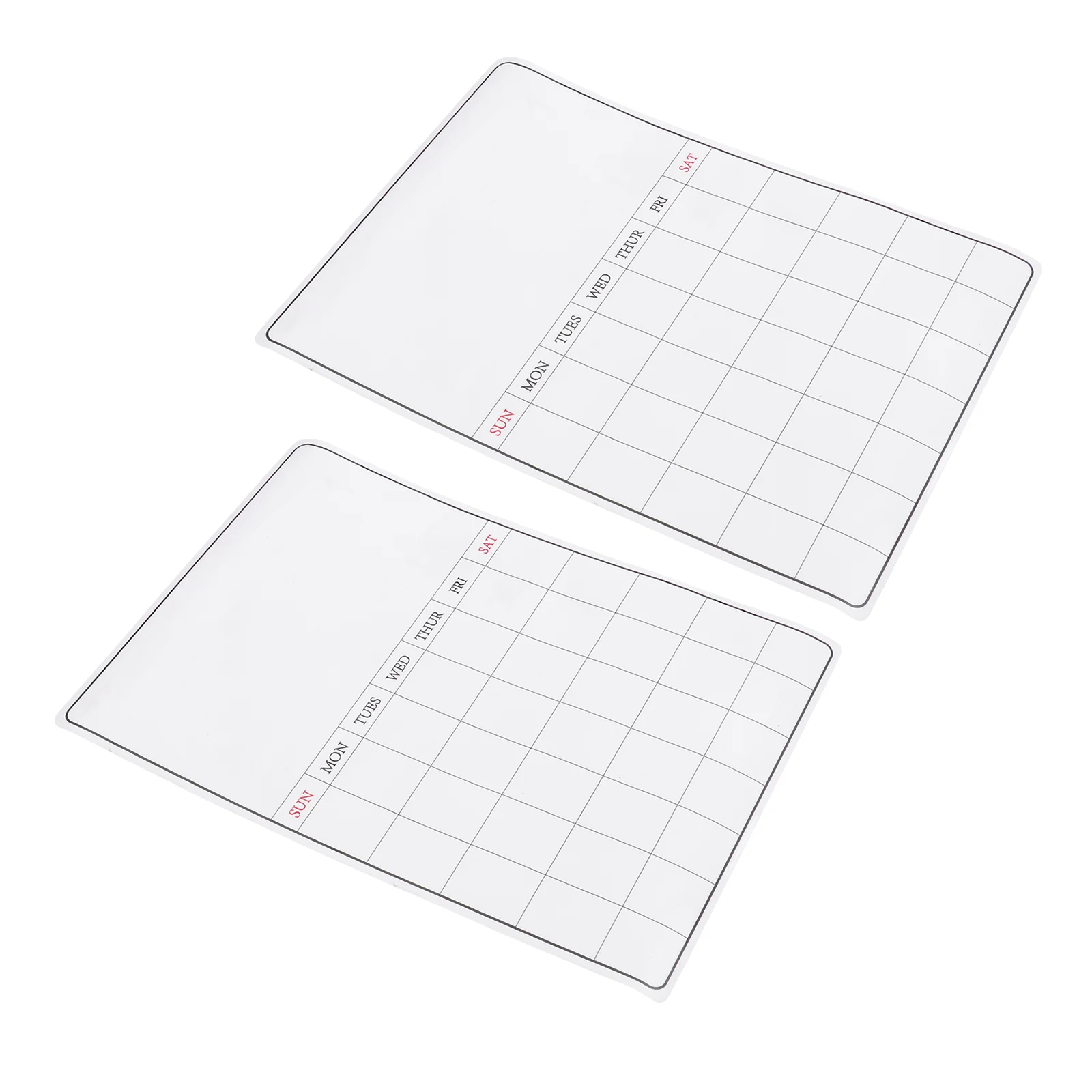 

2pcs Message Board Premium Sturdy Prime Sticker Planner Board for Fridge