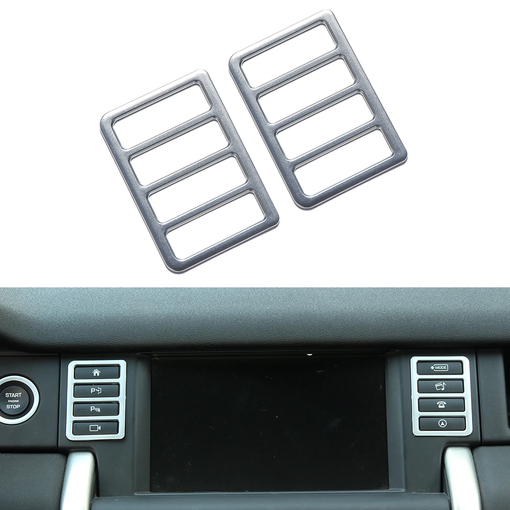 

Garden Indoor Button Frame Trim Trim Parts Paste Installation Replacements Silvery ABS Accessories Multifunction