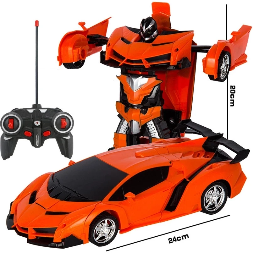 

2 in 1 Electric RC Car Transformation Robots Children Boys Toys Outdoor Remote Control Sports Deformation Car Robots Model Toy