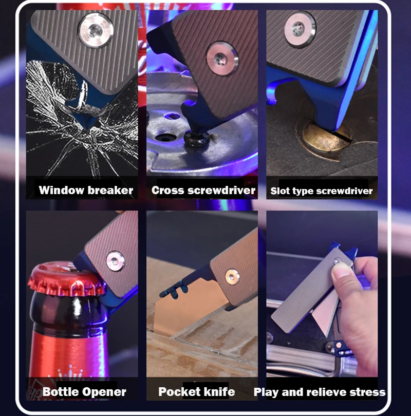 Универсальный нож из титанового сплава SK5 Клинок для повседневного