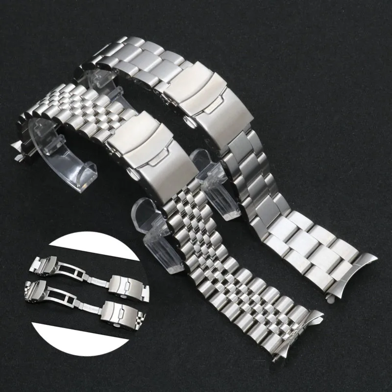 Ремешок из нержавеющей стали 22 мм для Duro MDV107-1A MDV106-1A складная пряжка с изогнутым