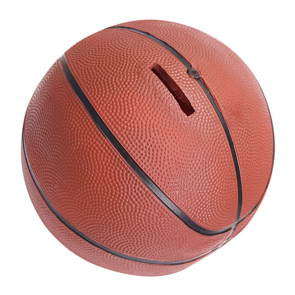 

Bank Piggybasketball Money Kids Saving Boxunbreakable Jar Banks Soccercreative Children Resin Decorationstabletopcontainer Boys