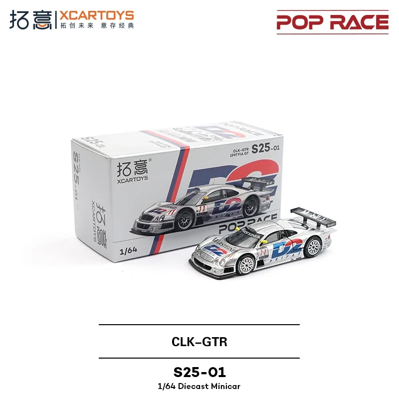 XCARTOYS 1/64 CLKGTR Championship 1997 металлическая модель автомобиля