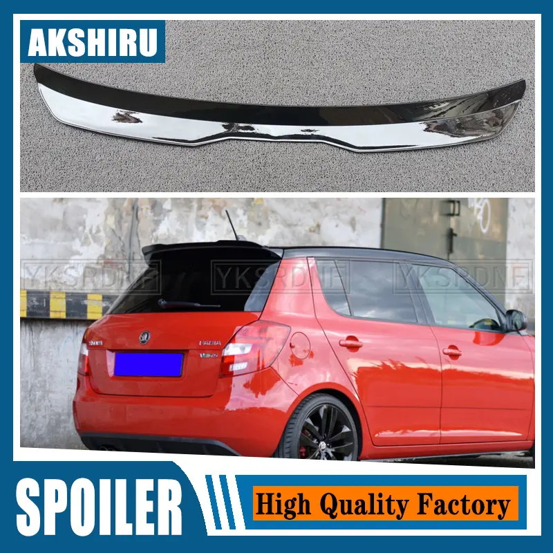 

Rear Roof Lip Spoiler For Skoda Fabia RS Mk2 cABS Plastic Gloss Black Car Tail Wing Universal Spoiler