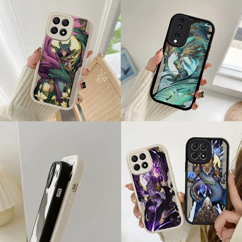 

Game League Of L-Legends LOL Phone Case For Huawei P30 P40 P50 Mate 30 40 50 Nova 8 9 9SE 10 Y70 10z Pro Plus Lambskin Cover