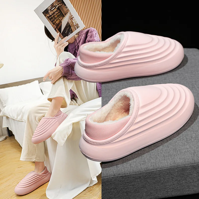 Рисунок 2 - Водонепроницаемые зимние меховые плюшевые тапочки