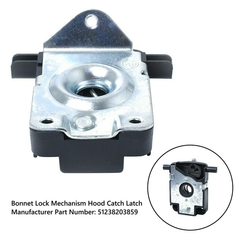 

Новая Автомобильная защелка для капота, защелка, нижняя часть, механизм капота 51238203859 для-BMW E39 E46