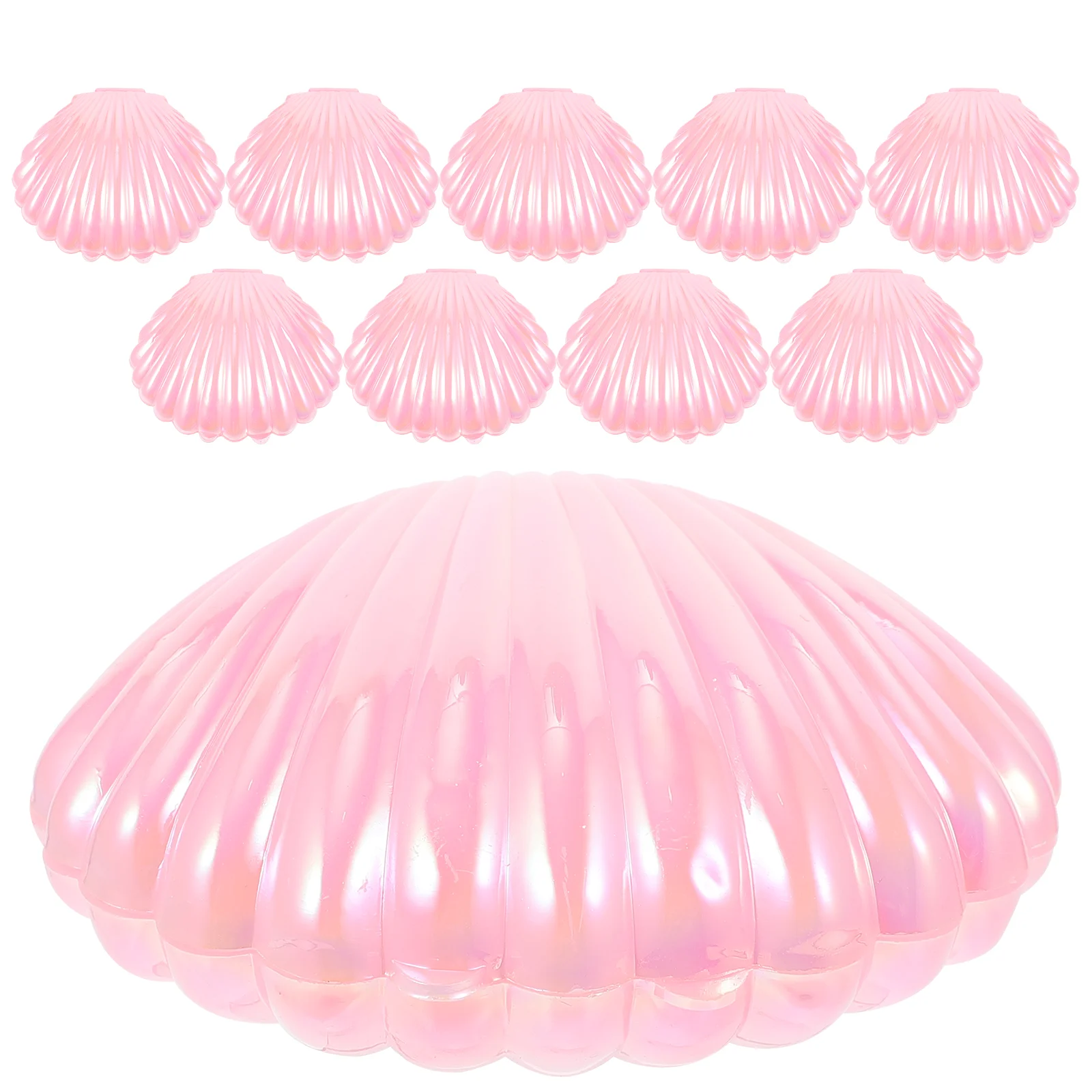 10 шт. коробка для конфет с жемчугом коробки в форме ракушки блюдо ювелирных