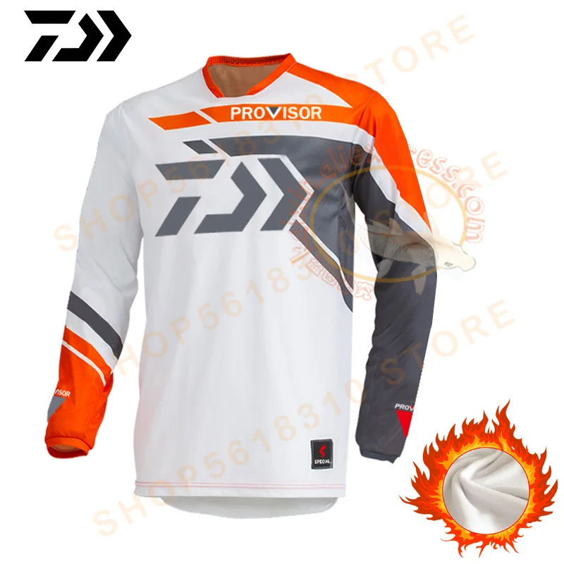 

Новое поступление, бархатная зимняя мужская рыболовная рубашка A Dawa, дышащая гигроскопичность, сохраняющая тепло, одежда для рыбалки с защи...