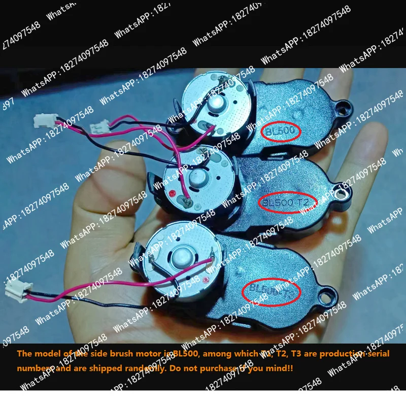 Фото Мотор боковой щетки BL500 BL500-T2 /T3 для роботов-пылесосов VCR16 Cecotec Conga 1290 1390 1490 1590 Redmond r500 №2