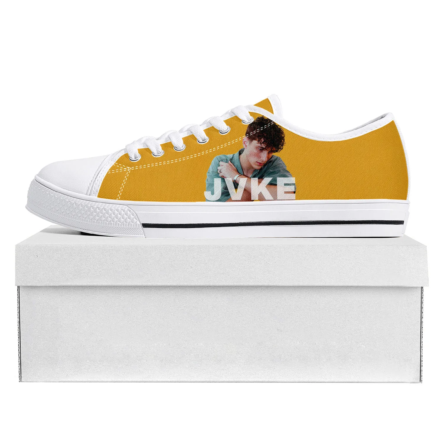 

JVKE Popular Singer Pop Low Top High Quality Sneakers Mens Womens Teenager Canvas Sneaker Prode Casual Couple Shoes Custom Shoe