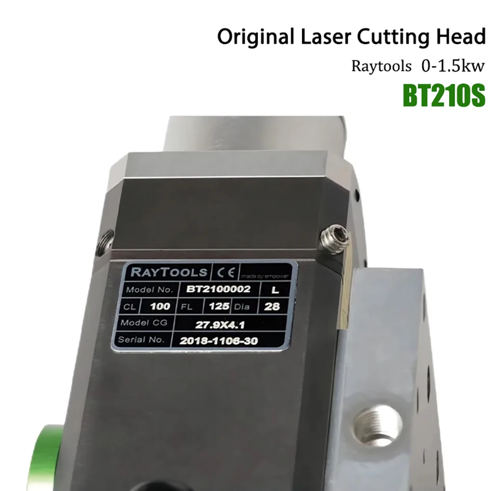 Raytools BT210S Режущая головка для волоконного лазера CL100 FL125 F150 1500 Вт Empower с ручной