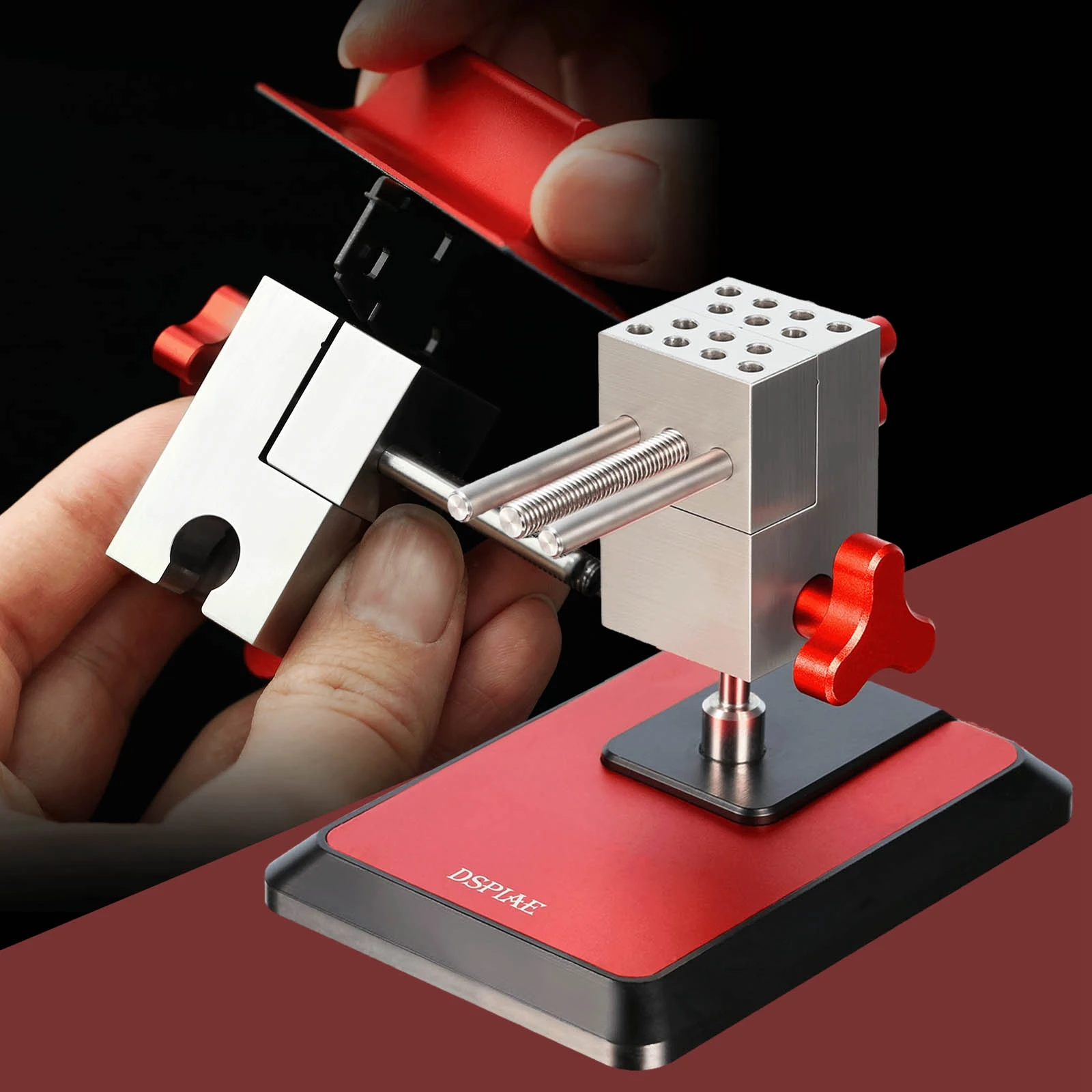 DSPIAE AT-TVA AT-TVB Vise Craft Tools Directional  Table-top Vise For Modeler Bench Vise Universal Power Tool Parts