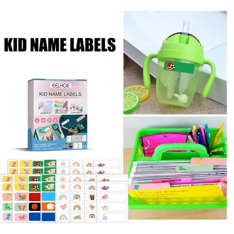 

Self Adhesive Stationery Sticker Label Guitar Diy Children's Name Label Waterproof Kid Gift Toys Paper Label Specification Label