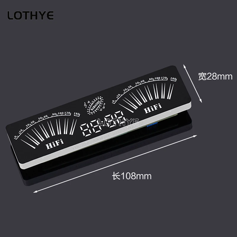 Флуоресцентный экран двухканальный музыкальный спектр голосовое управление