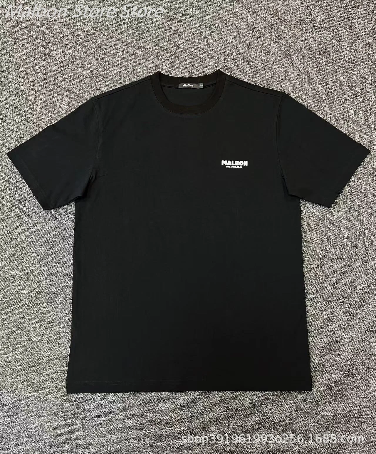 

Yacht Club MALBON GOLF Spring/Summer 2023 Short sleeve round neck cotton golf T-shirt for men and women