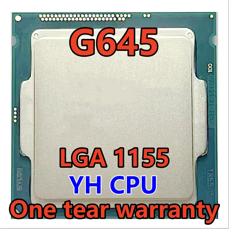 

Двухъядерный процессор G645 SR0RS, 2,9 ГГц, 3 МБ, 65 Вт, LGA 1155