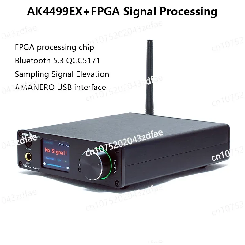 Аудио декодер HIFI AKM4499EX AK4191EQ ЦАП DSD512 32 бит 768 кГц без потерь QCC5171 Bluetooth 5 3 AS318B