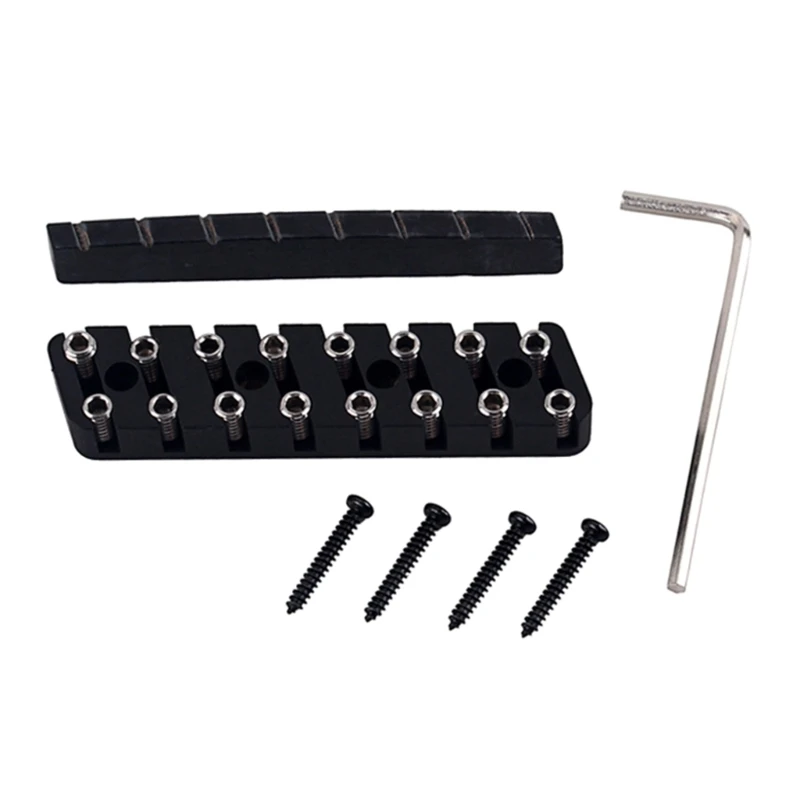 

Headless Classical Guitar Locking Nuts 6/7/8 String Brass Portable Detachable Musical Instrument Tuning Part Component