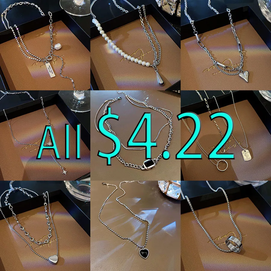 

Дополнительное женское ожерелье из титановой стали в стиле ретро