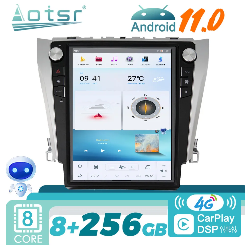 

For Toyota Camry 2012-2016 Android Car Radio Stereo Receiver Autoradio Multimedia Video Player GPS Navigation Head Unit Screen