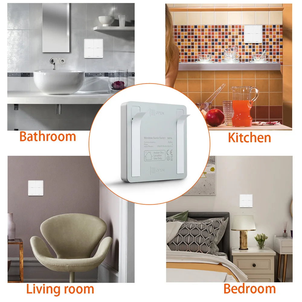 Рисунок 3 - Беспроводной кнопочный переключатель Tuya Smart ZigBee