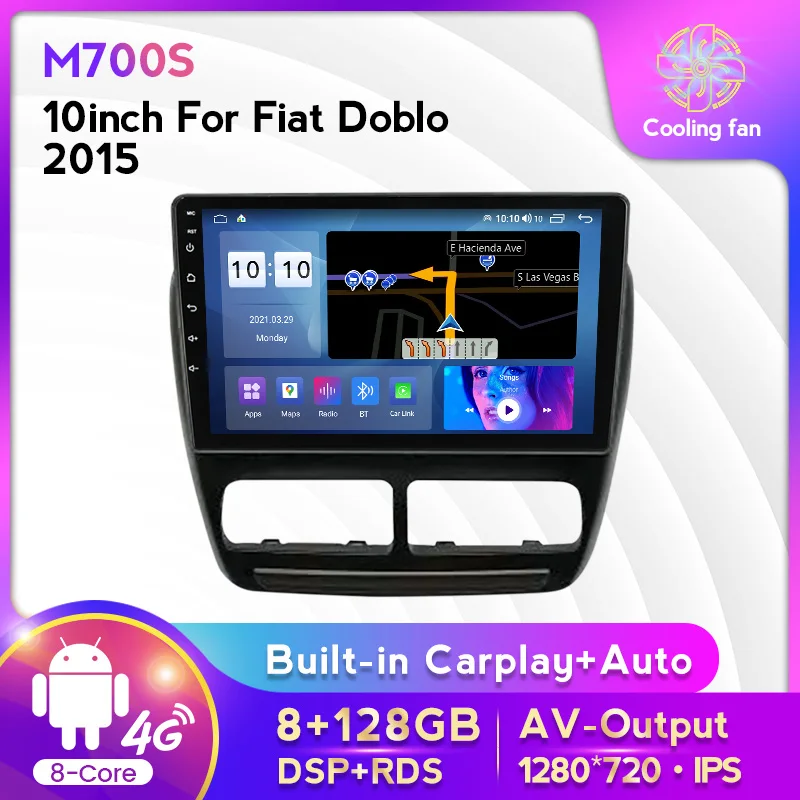 

FYT 7862S Android12 Car Radio Multimedia Player For FIAT Doblo Opel Combo Tour 2010-2015 Carplay Auto Wifi 4G Lte BT Audio DSP
