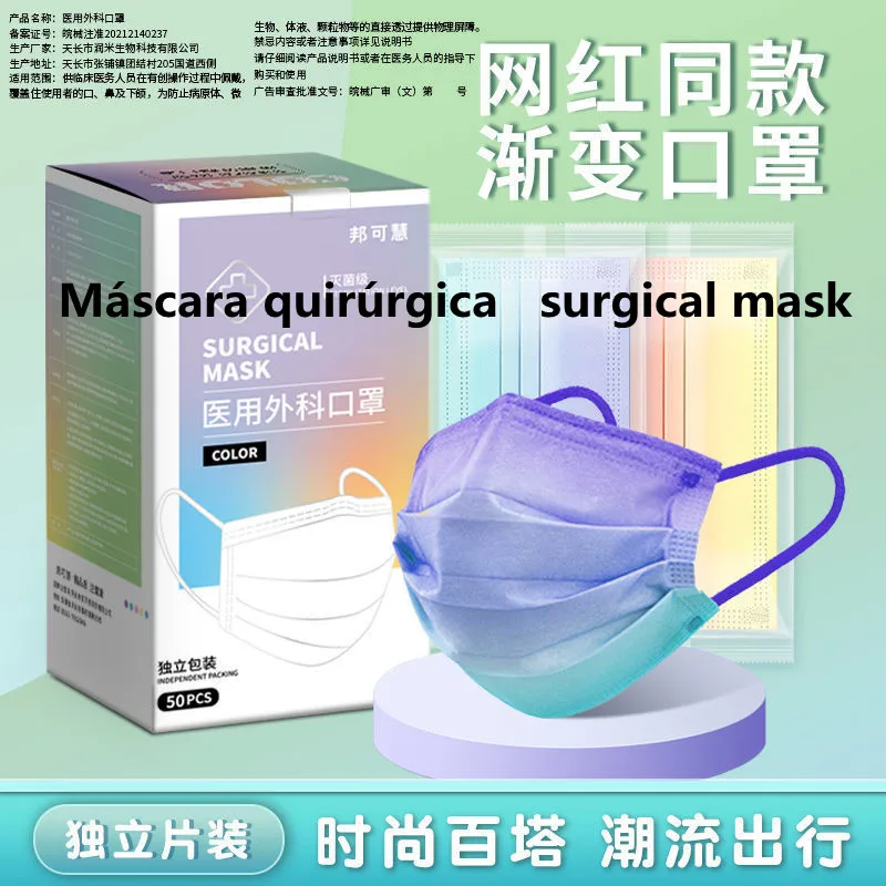 

Fashionable Surgical Face Mask for Women Beautiful Mask Women Surgical Mask Different Colours Surgical Mask for Adults Halloween