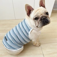 summer thin cotton vest breathable pug puppy outfits teddy schnauzer french bulldog dog clothes for small dogs puppy clothes