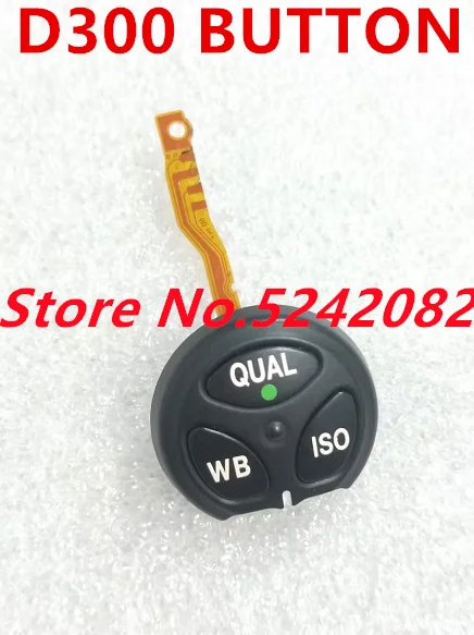 

NEW Top Cover Button For Nikon D300 D300S Left QUAL WB ISO Button Key Digital Camera Repair Part