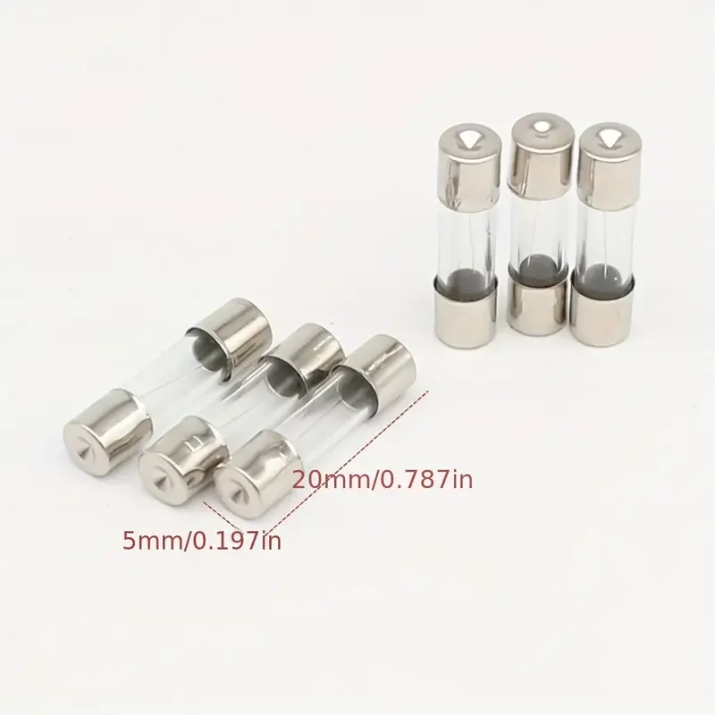 150 Шт. Различные Стеклянные Предохранители Быстродействующие 5*20 Мм