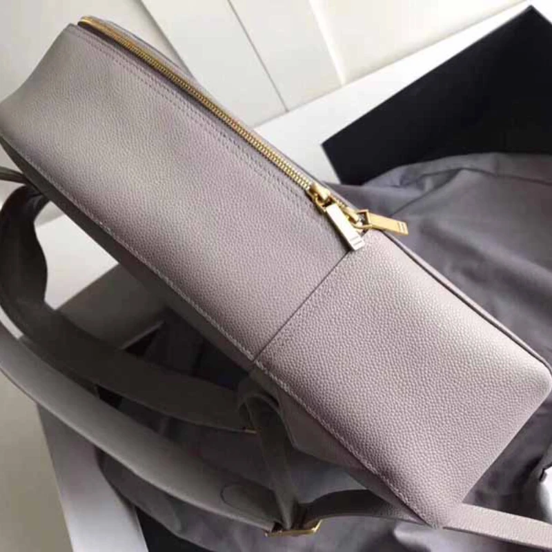 Fashion TB Backpack Luxury Brand England Style White 4-Bar Striped School Bags Leather Waterproof Tourist Computer Backpack