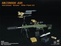 hot sale 16 easysimple es 06029 mk22mod0 asr advanced sniper rifle field kit dress suit bags model suit 12inch action figure