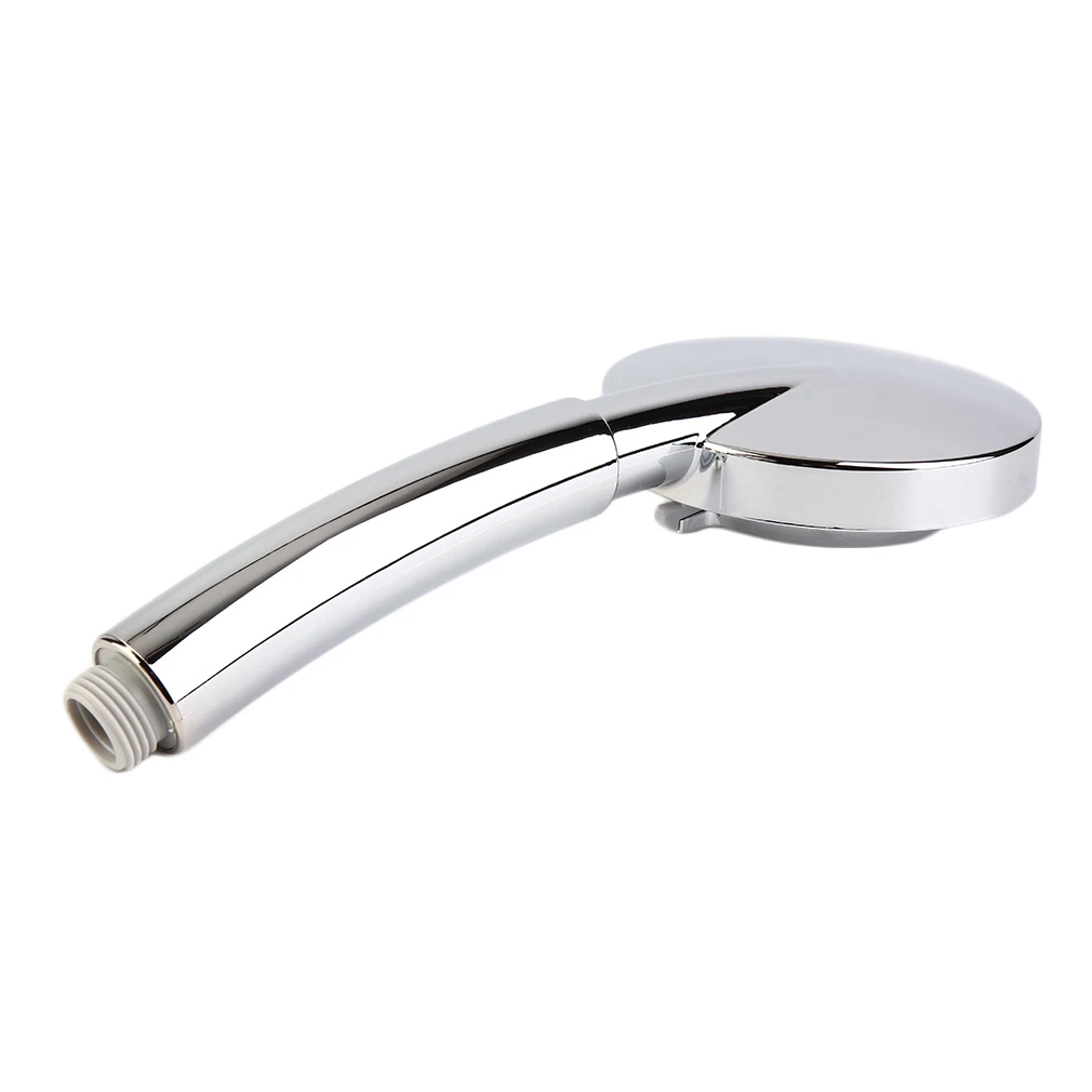 

2017 Hot Sale Universal Durable Stylish Silver Handheld Water-Saving Pressure Rain Shower Head Bathroom SPA Easy to Install