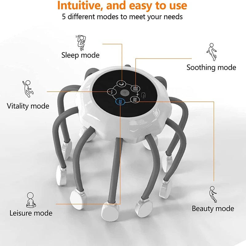 Электрический Массажер Для Головы Красный Строгальный Станок Вибратор Снятия