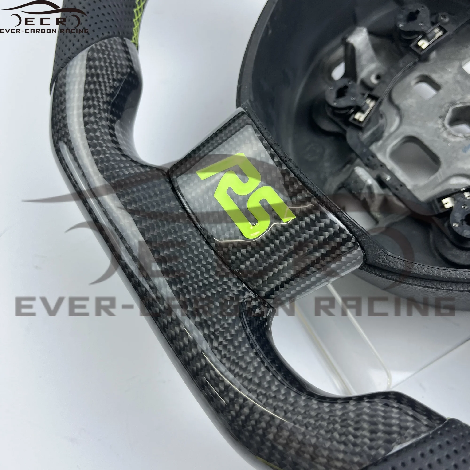Рулевое колесо Ever-carbon Carbon Fiber Racing ECR высокое качество под заказ для Ford Focus RS MK2