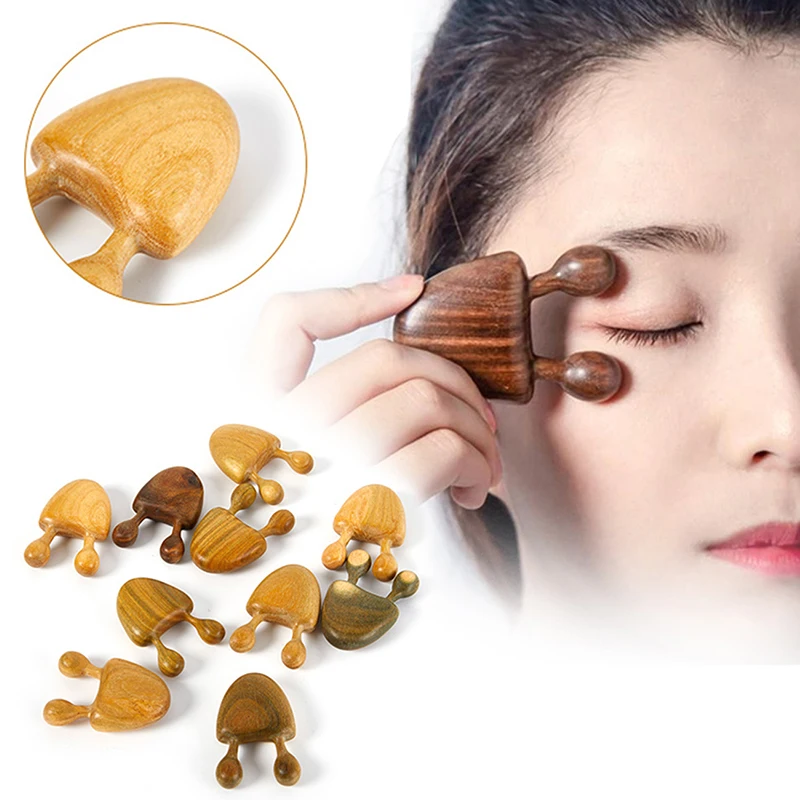 

1Pcs Natural Sandalwood Scraping Massage Tool Facial Eye Neck Massage Stick