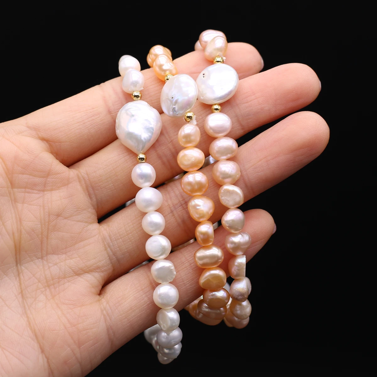 

Women Bracelet Natural Freshwater Pearl 7-8 MM Exquisite Pearl Bracelet Charms For Elegant Women Birthday Gift