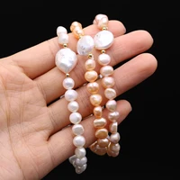 women bracelet natural freshwater pearl 7 8 mm exquisite pearl bracelet charms for elegant women birthday gift