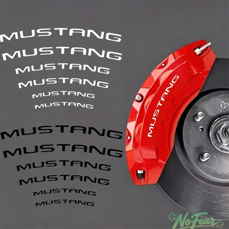 Фото Термостойкие наклейки на тормозные суппорты для Ford Bronco STLine, Focus MK2, MK3, MK4, SHELBY, Mondeo, Mustang GT и других аксессуаров. №2