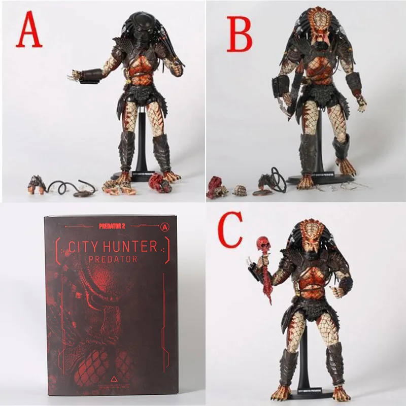

The Predator 2 HC City Hunter Predator Action Figures Model Toys Joint Movable Collection Doll Christmas Present For Family