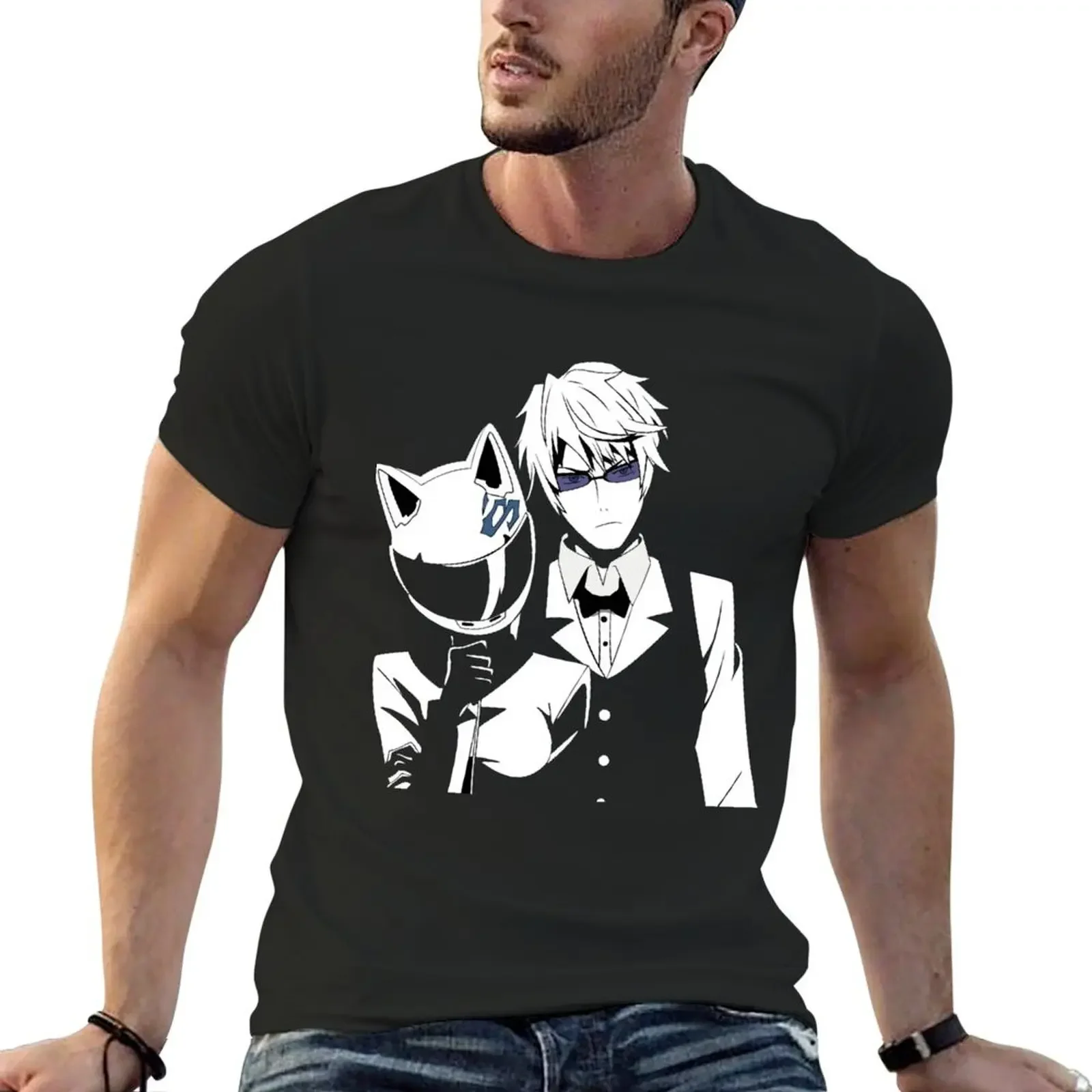 Durarara Celty Sturluson Heiwajima Shizuo футболка винтажная одежда мужская 100 ℅ хлопок