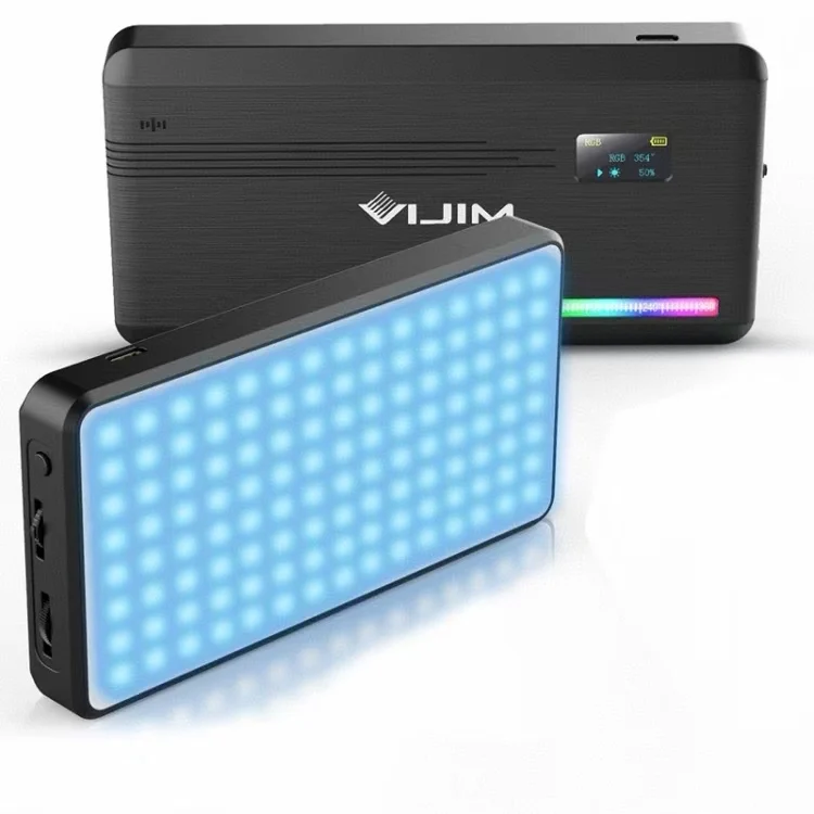 Фото VIJIM VL196 Карманный портативный полноцветный RGB заполняющий светильник Ручной живой свет для фотосъемки №1