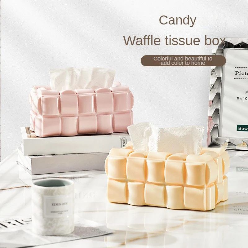 

High Quality Wall Mounted Tissue Box Decorative Storage Box Multifunction Wall-mounted Table Decorations Space-saving Wall Mount