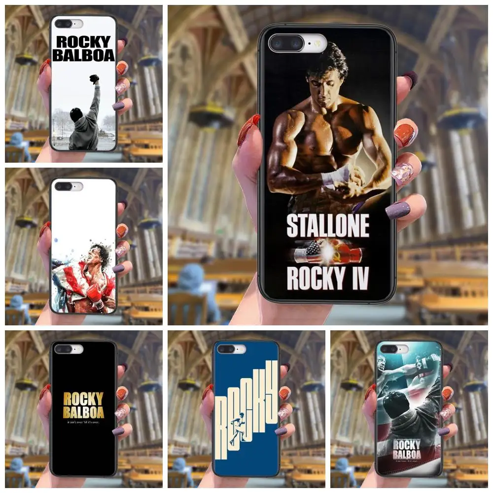 Рокки Бальбоа плакат дешевый черный Hoesjes 3D чехол для мобильного телефона ТПУ Etui
