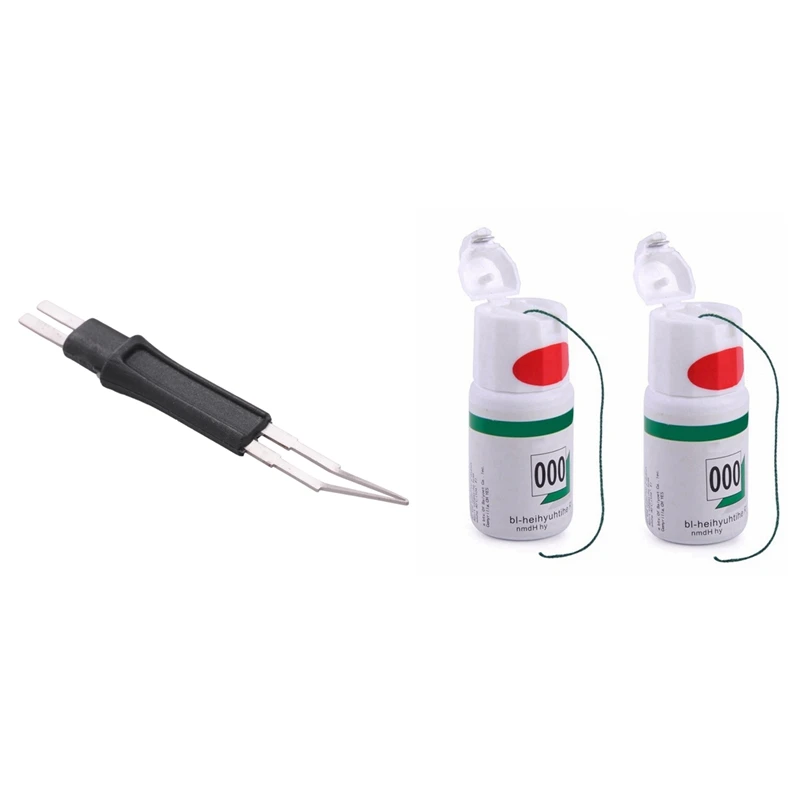 

4 Tips Oral Tooth Gum Cutter US Plug With 2 Bottle Thread Disposable Gingival Retraction Cord,1 Bottle 2M